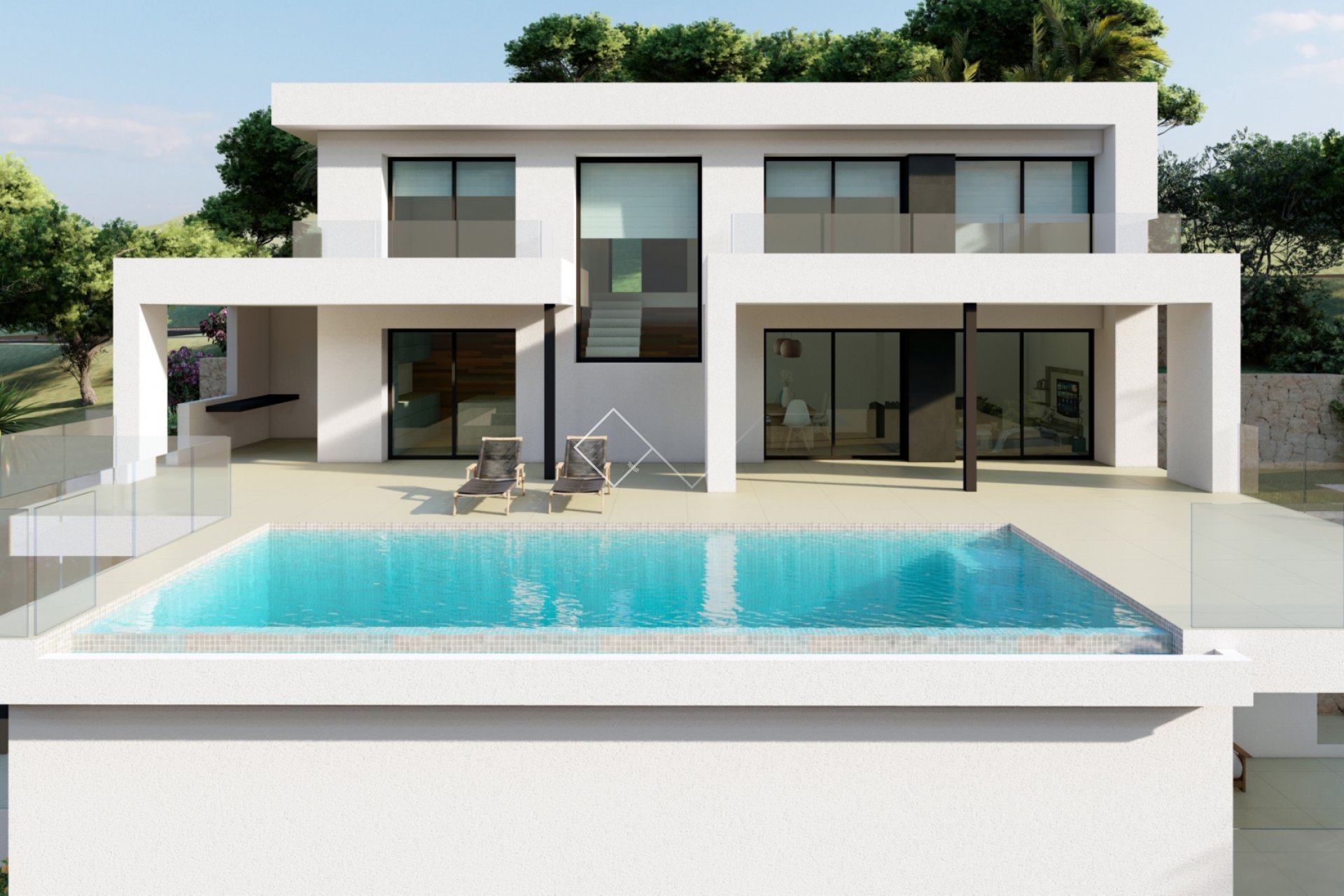 Design villa te koop met zeezicht in Benitachell