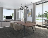 Dining area - New construction: modern villa in Calpe