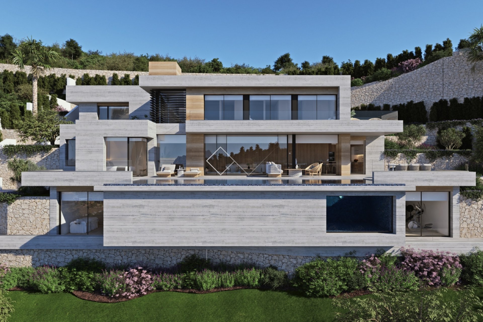 Espectacular villa moderna en venta en Benissa con vistas al mar
