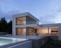 facade - Design villa for sale in Benissa with some sea views