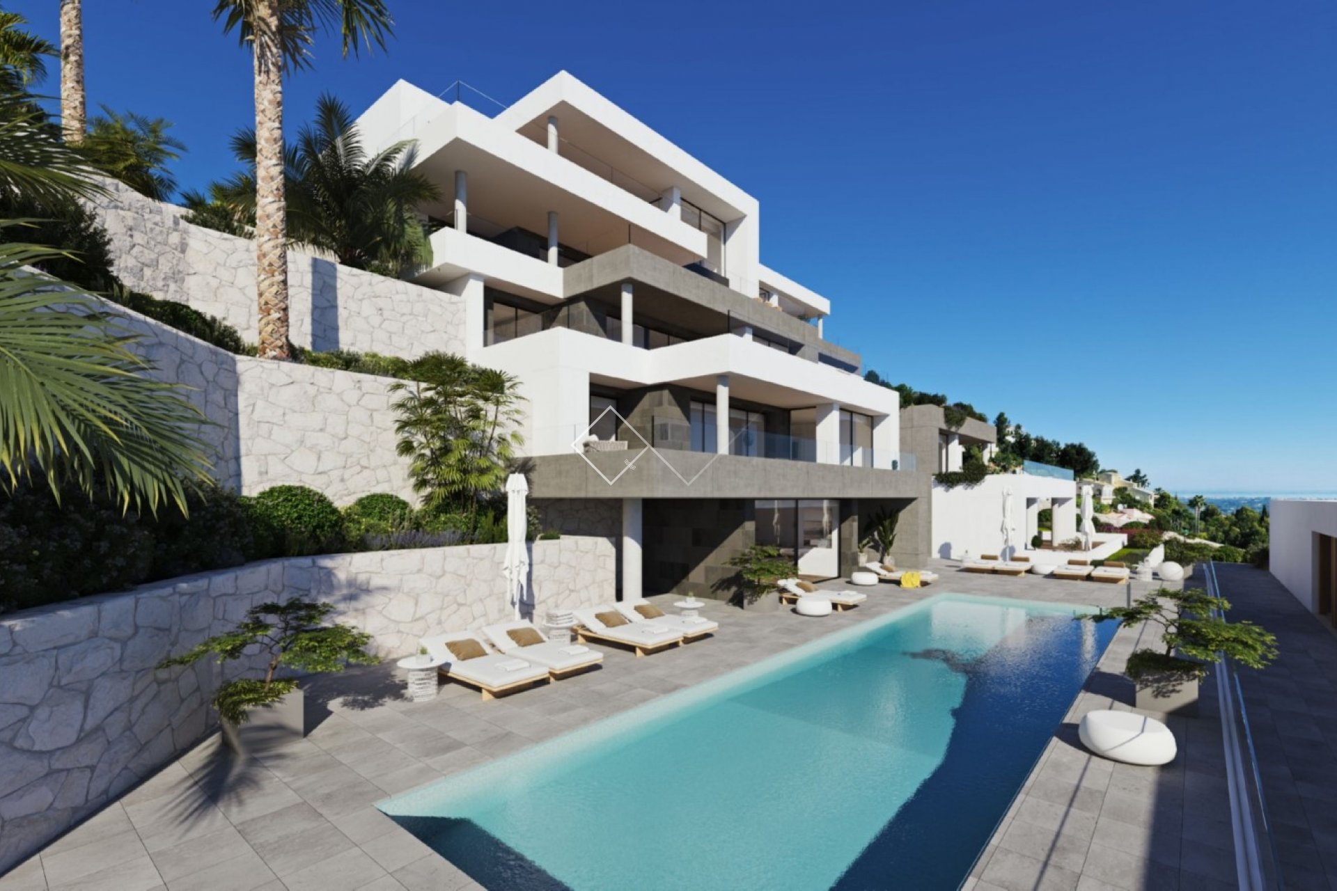 gemeenschappelijk zwembad - Nieuwbouw luxe 3 bed appartementen op La Sella Golf