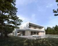 großes Grundstück - Moderne Neubauvilla in Calpe zu verkaufen