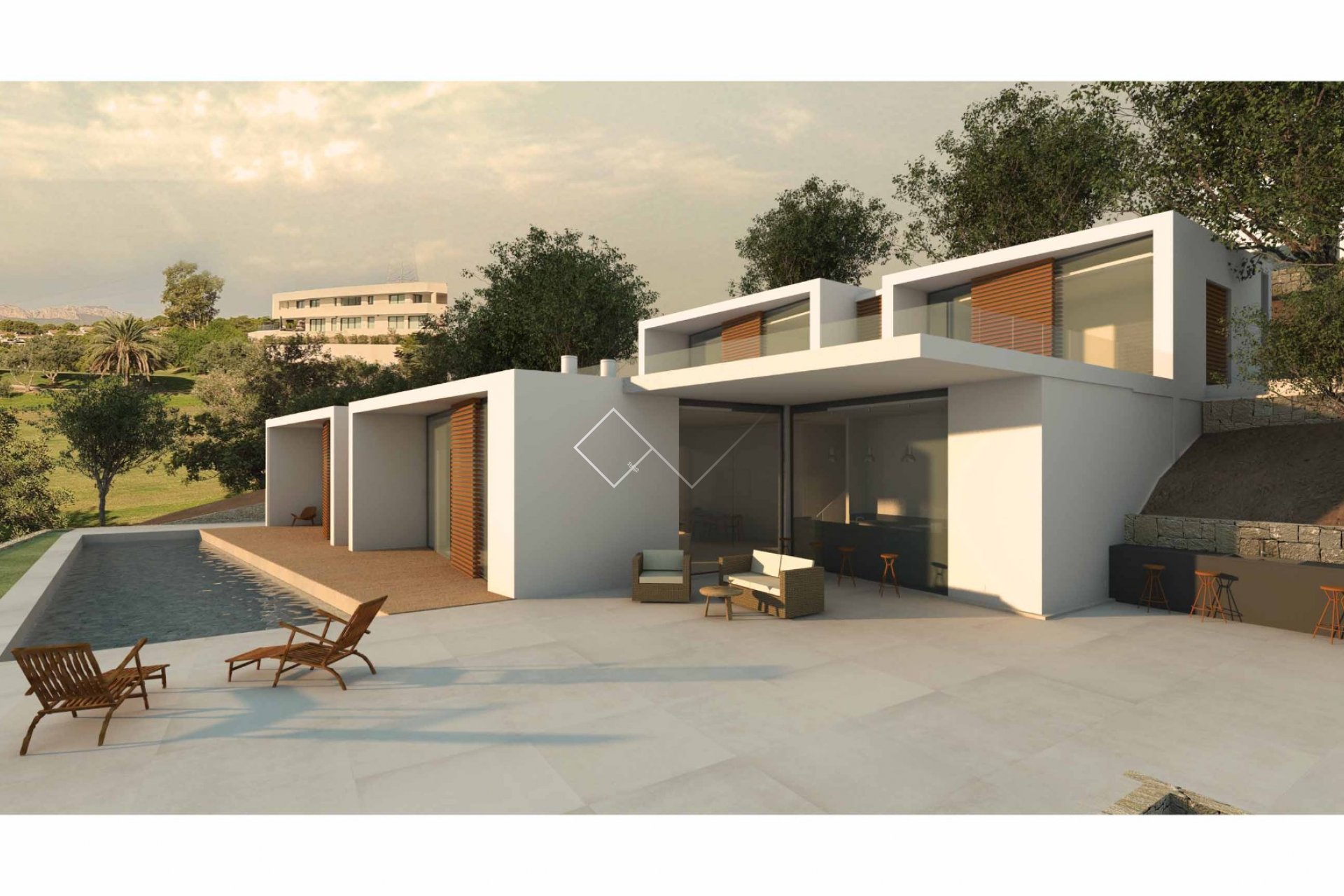 Infographic - First line golf villa for sale in Altea