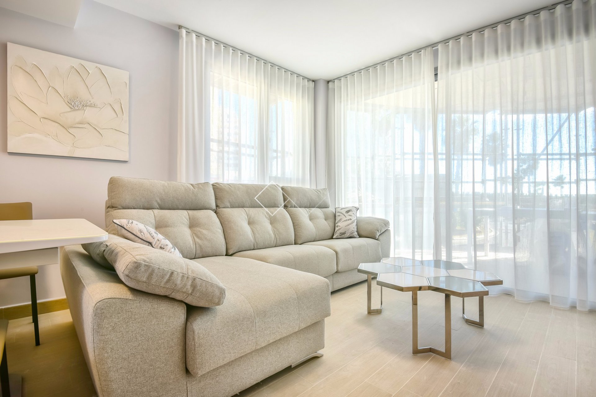 living room - 2 bed apartment in luxurious building, Calpe