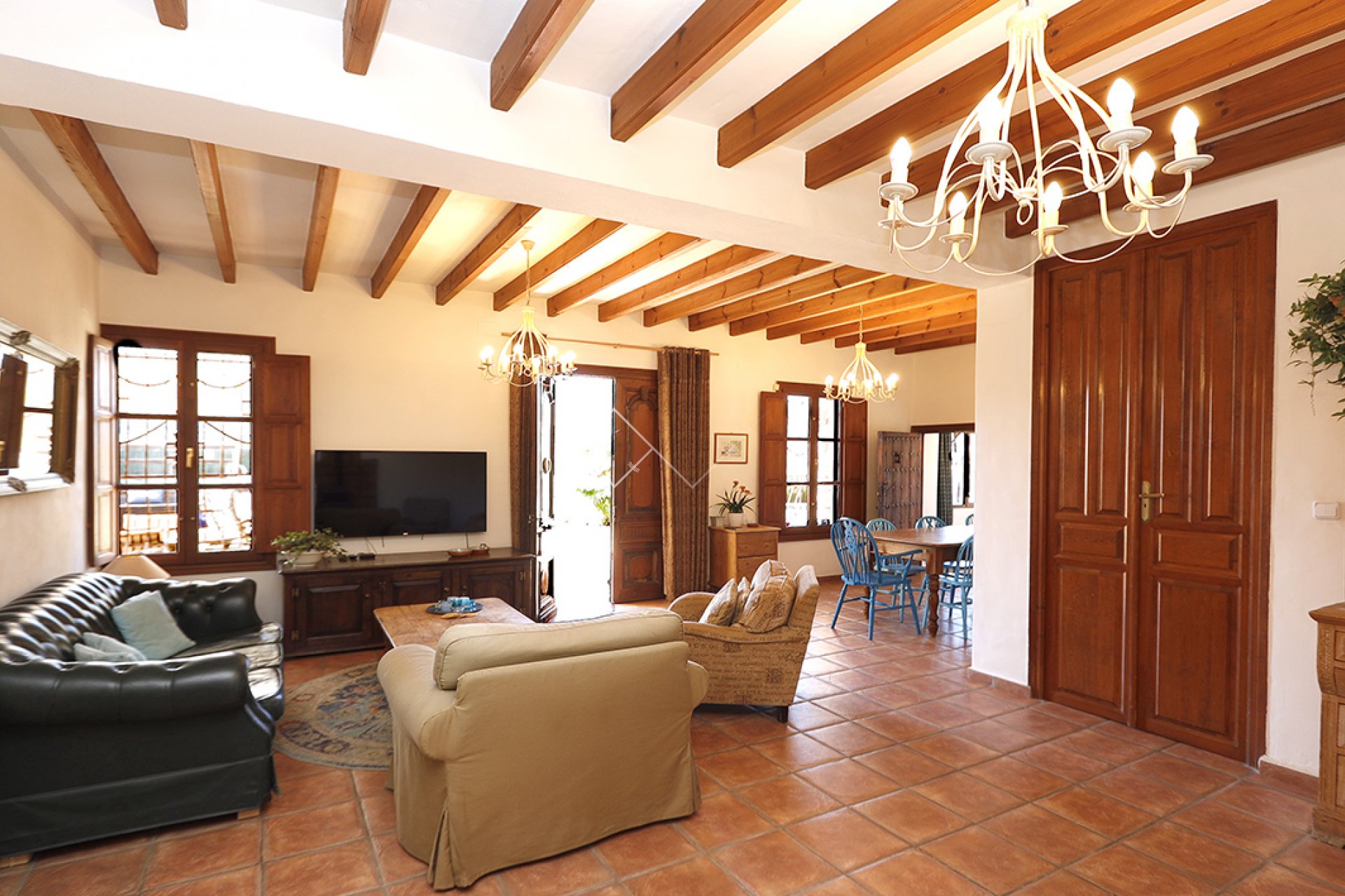 living room - Authentic country house for sale in Lliber