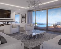 living room - Super de luxe sea view villa for sale in Calpe