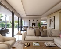 lounge - Luxurious villa with sea views for sale in Moraira