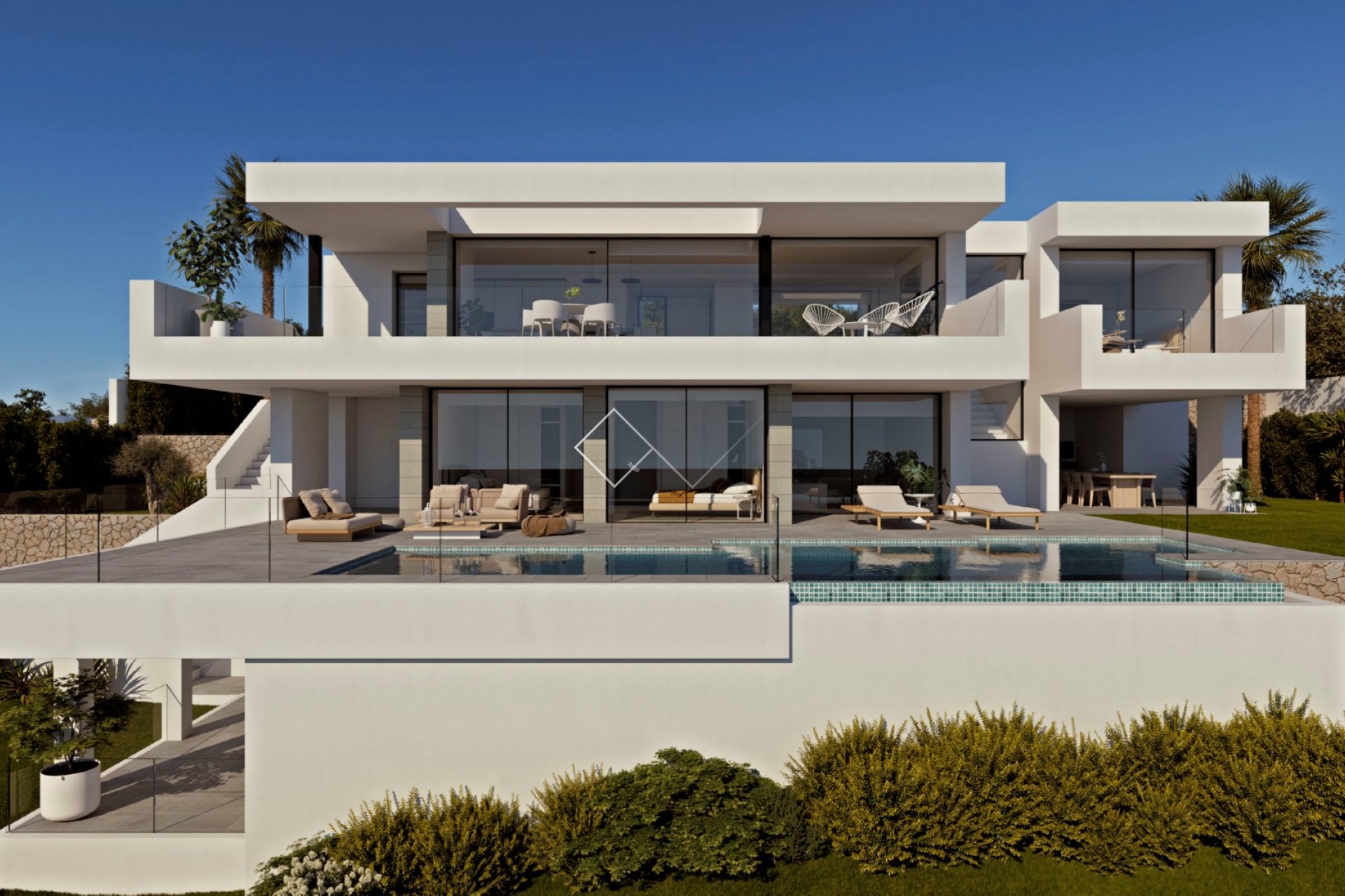 luxe villa - Strakke design villa te koop in Benitachell