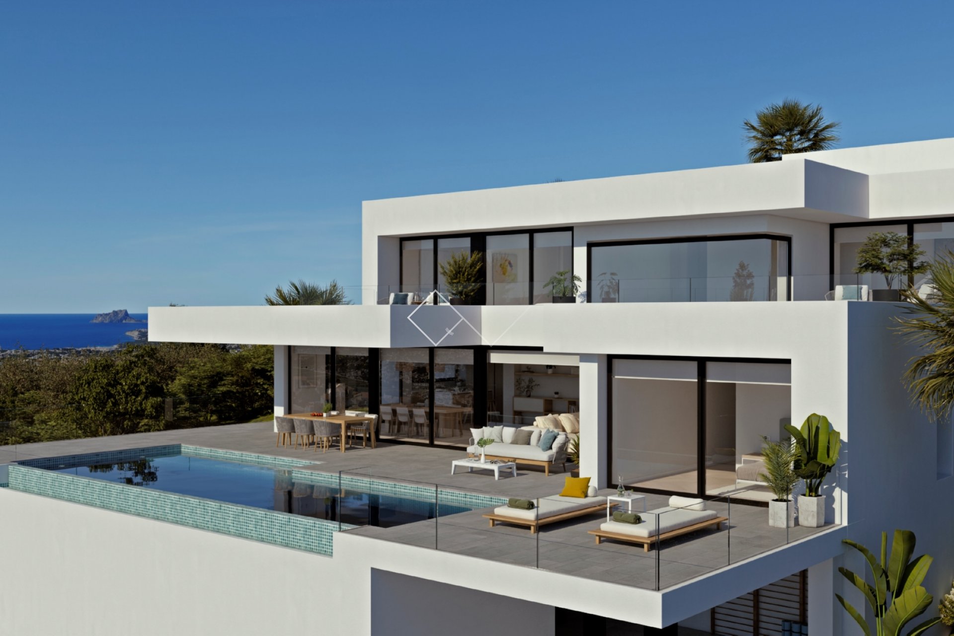 luxurious modern villa - Superb sea view design villa in Benitachell