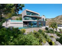 Luxurious modern villa with 2 pools in Maryvilla, Calpe