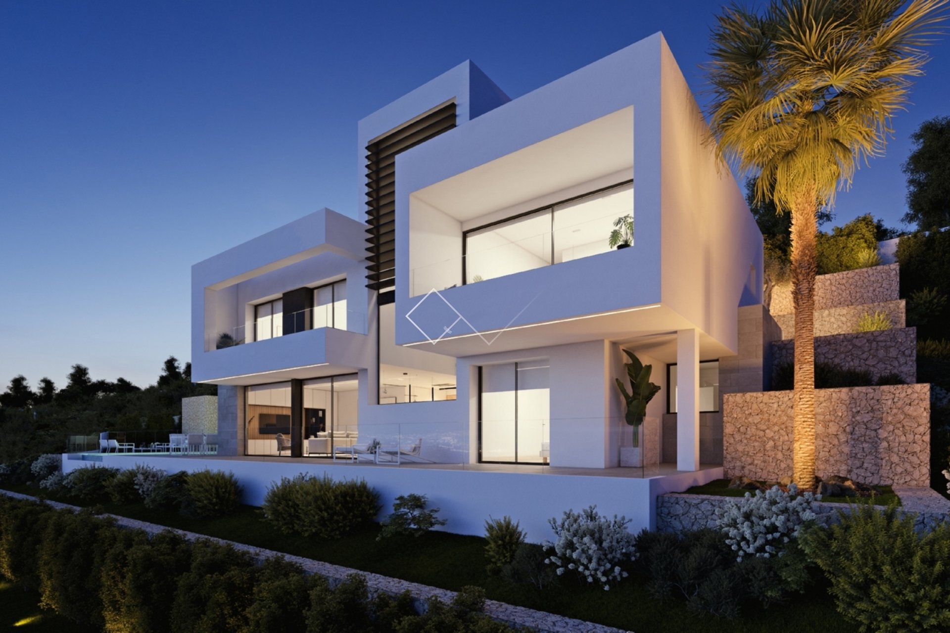 Magnificent new build villa with superb sea views in Altea