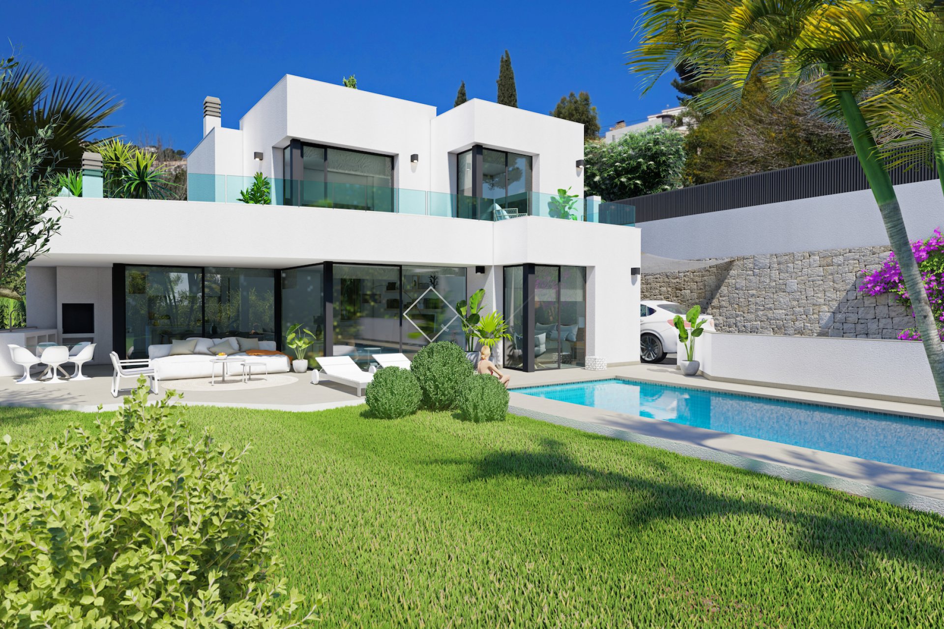 modern design villa for sale in Moraira