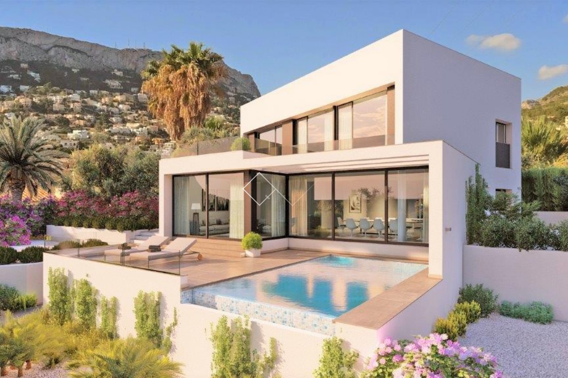 Modern sea view villa for sale in Calpe