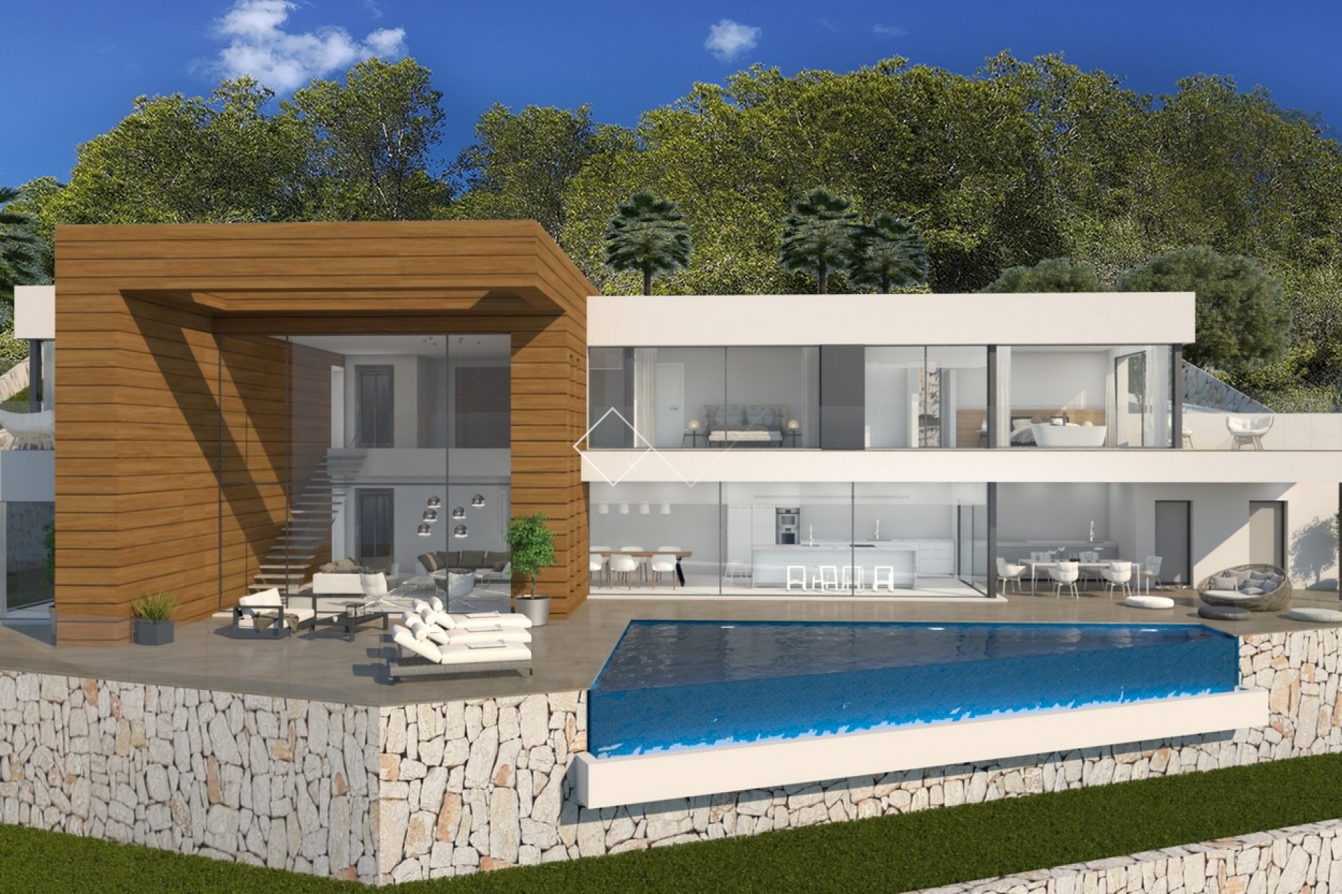 Modern villa for sale in Moraira; ready end 2022