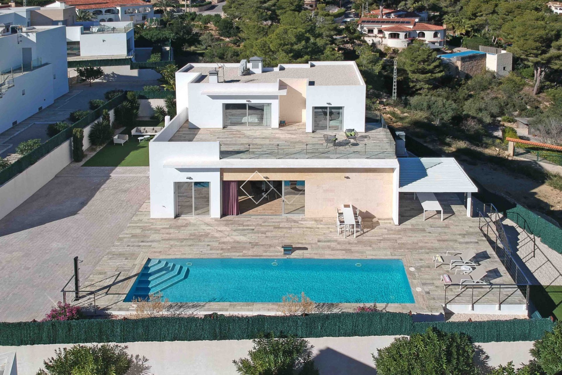Moderne Design-Villa Meerblick zum Verkauf Buenavista Benissa