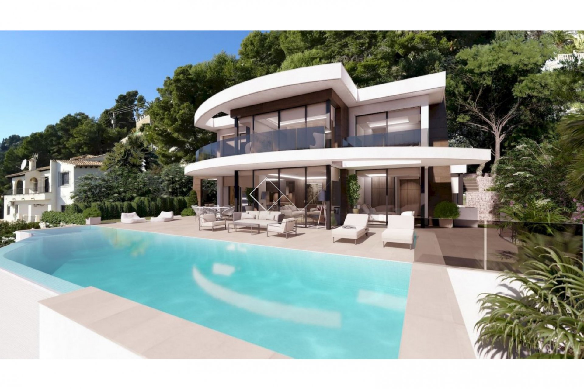 Moderne luxe villa te koop in Moraira, Benimeit