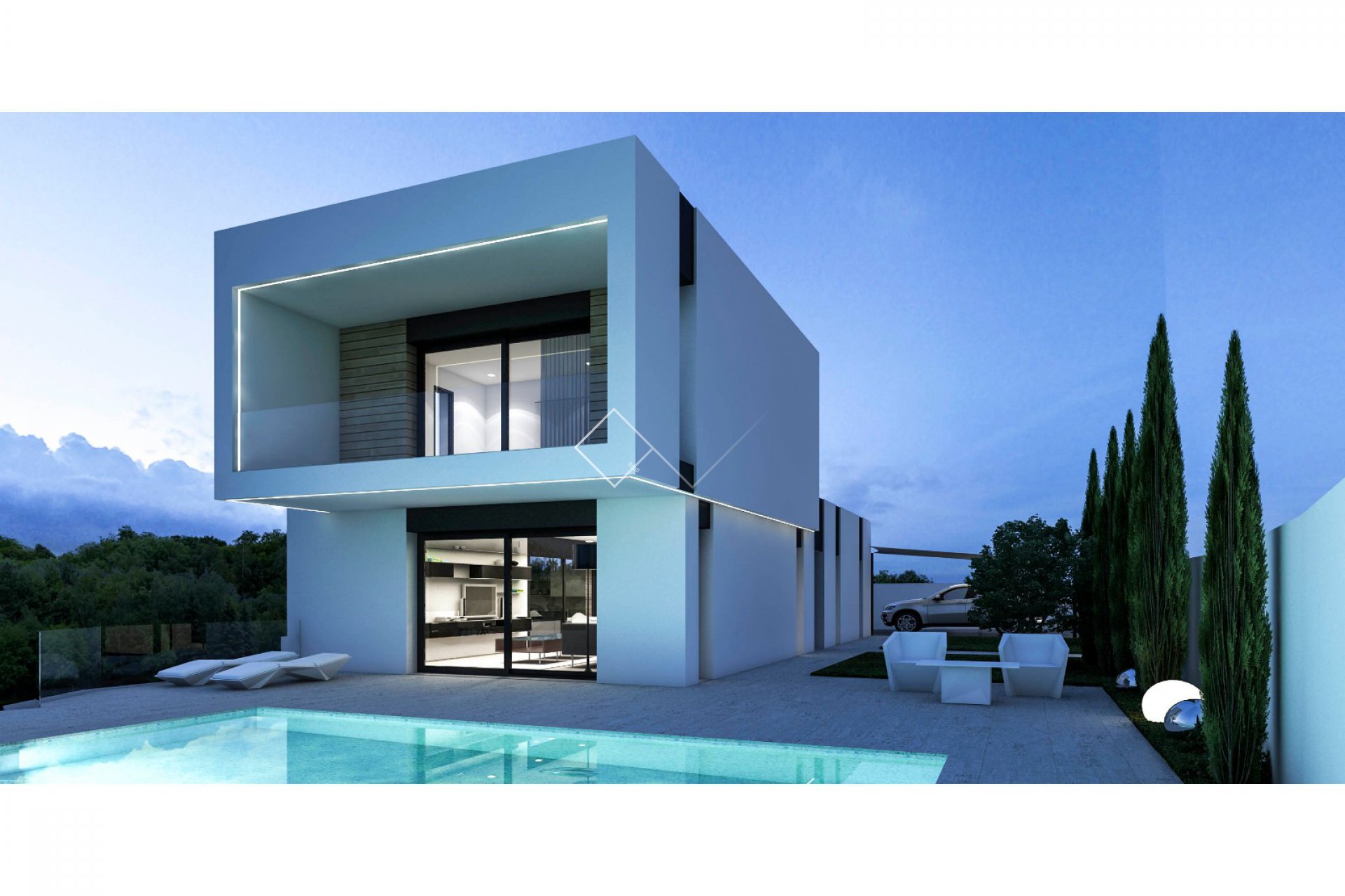 moderne - Nouvelle construction Benissa: villa à 400m de la plage