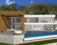 Moderne villa te koop in Moraira; klaar eind 2022