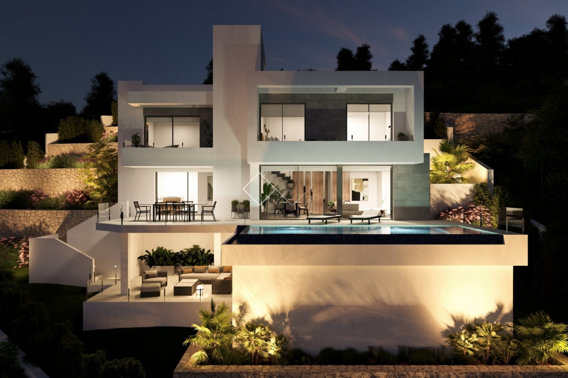 Nieuwbouw villa met zeezicht te koop in Benitachell, Cumbre del Sol