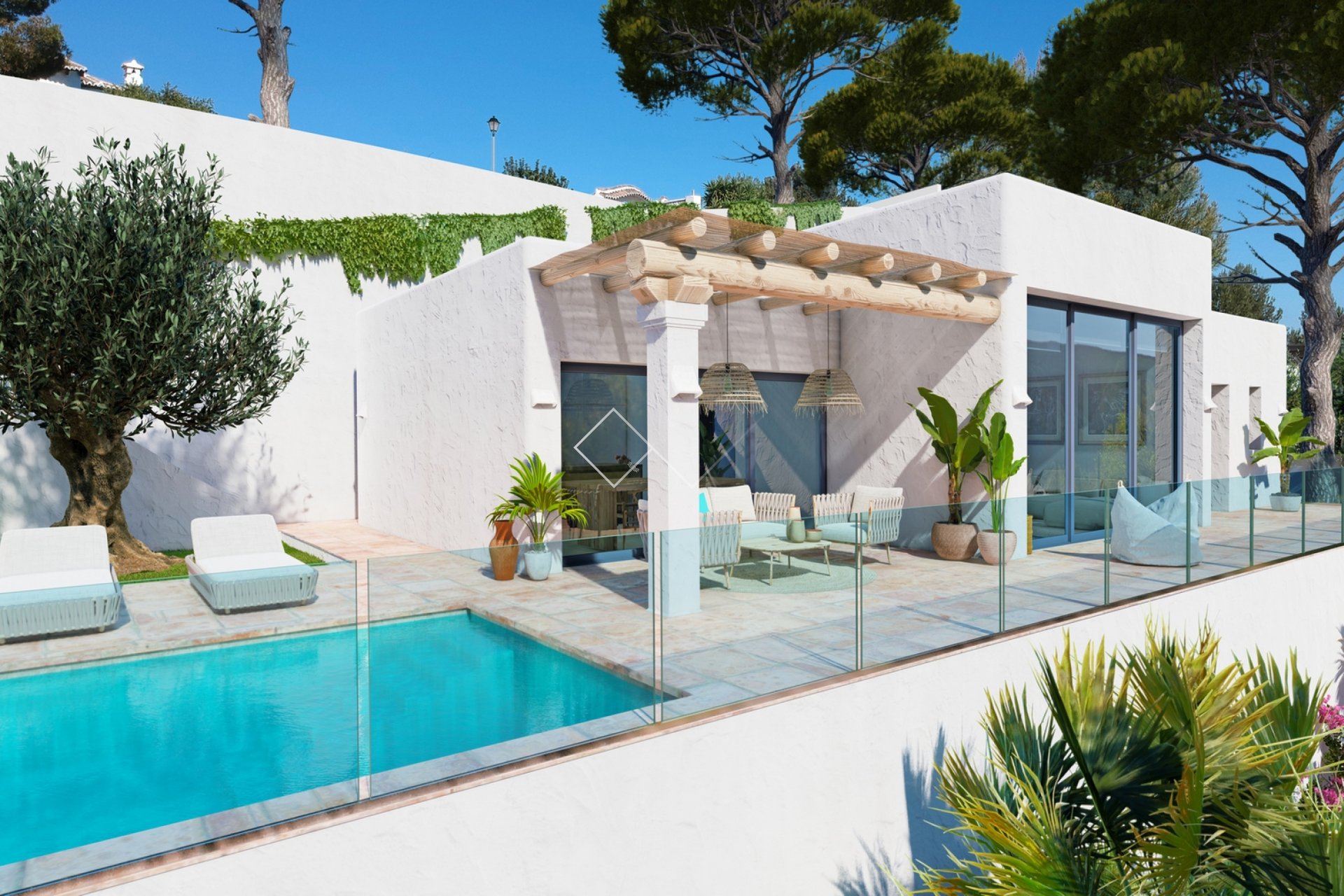 Nouvelle villa à vendre à Pedreguer, style Ibiza