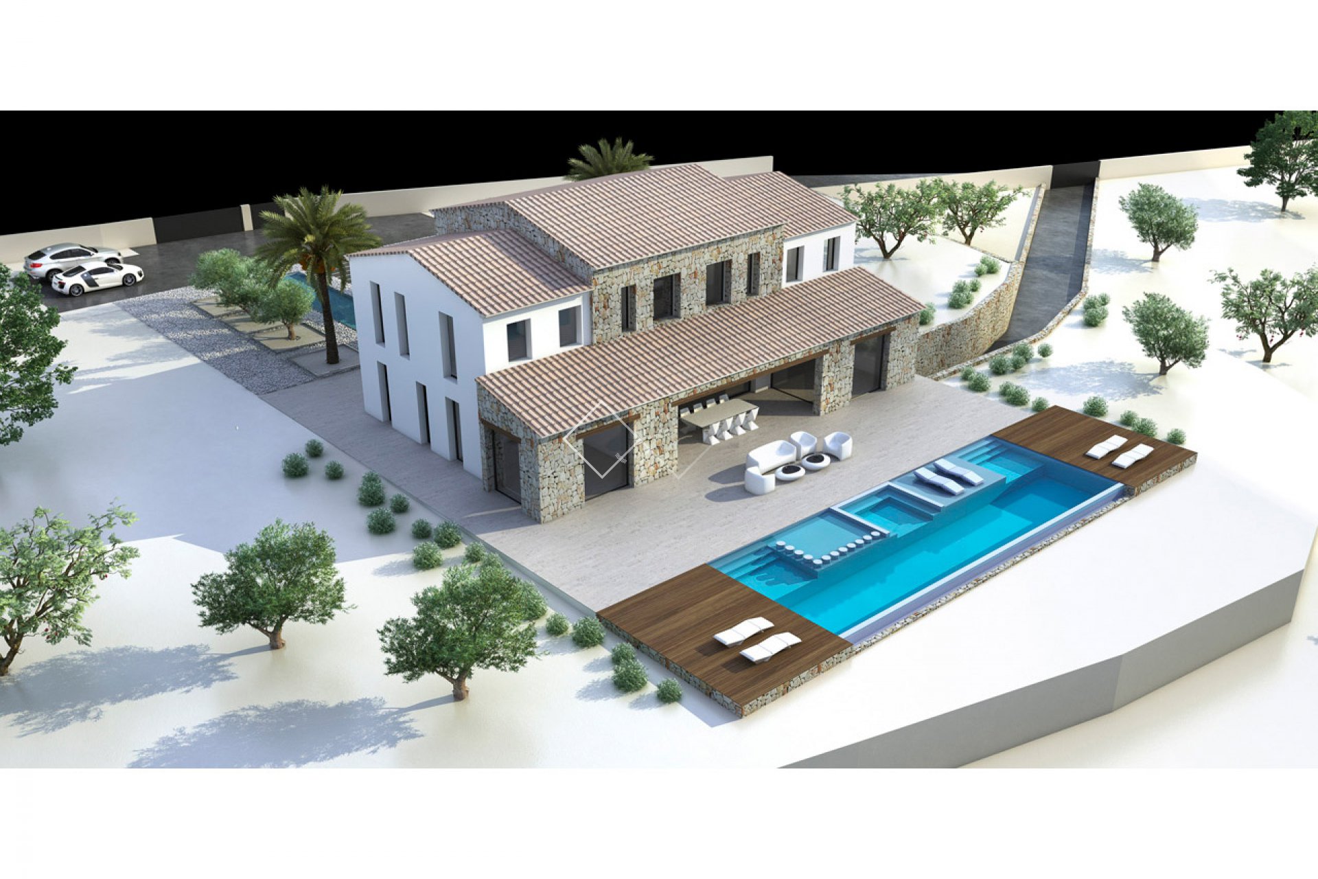 Nueva construcción - Casa de campo - Benissa - Partida Benimarraig