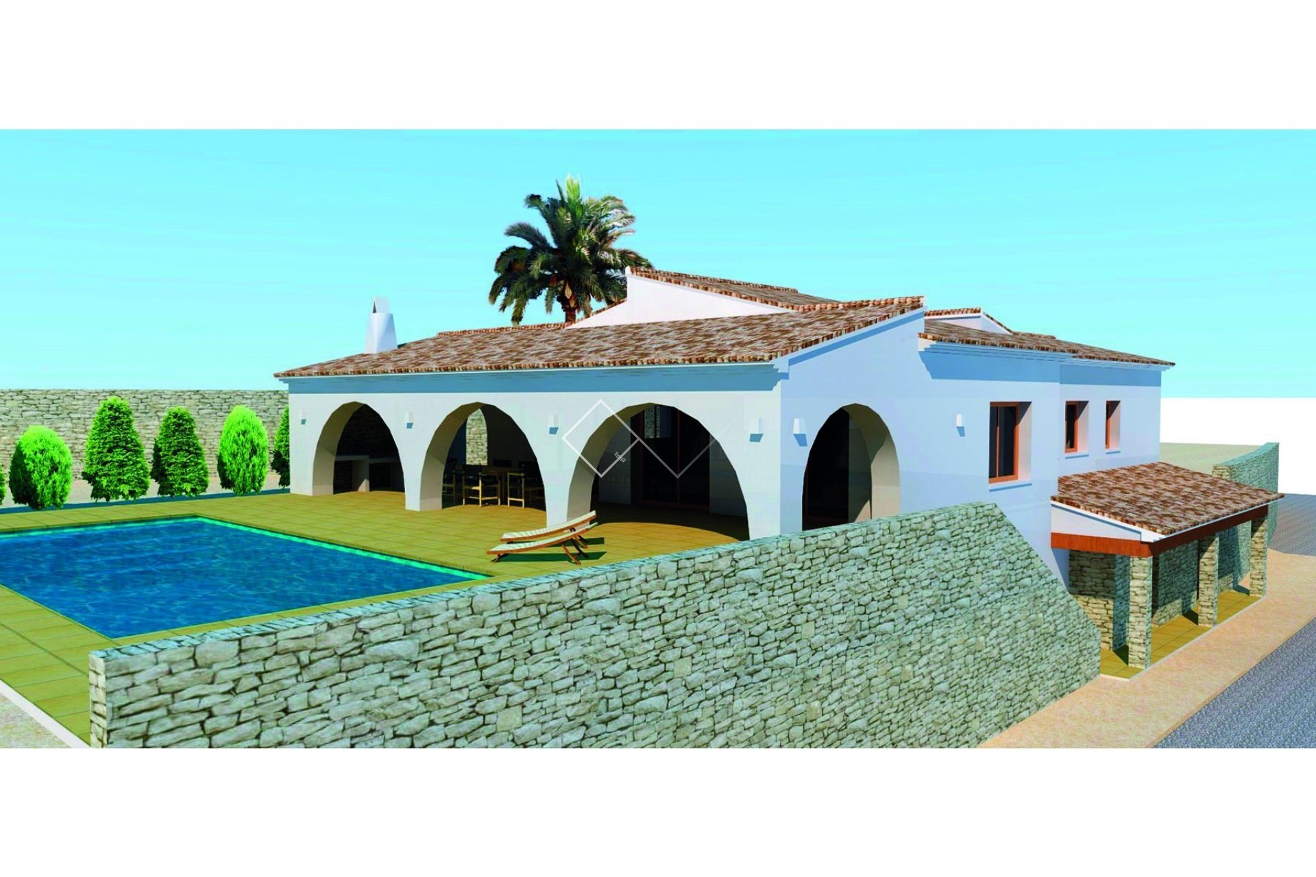 Obra nueva - Casa de campo - Moraira - Font Santa