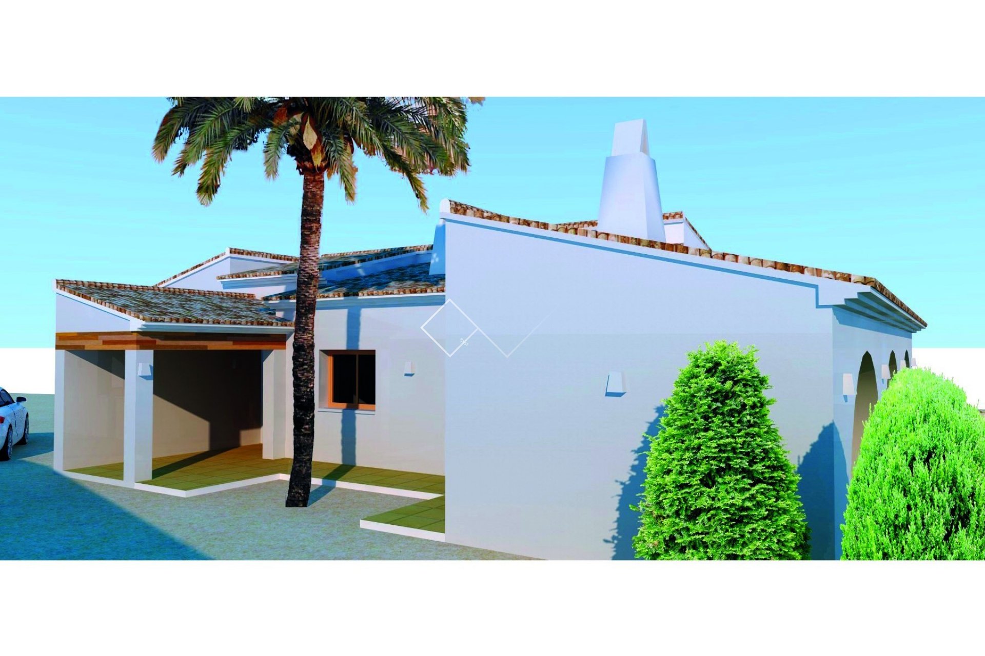 Obra nueva - Casa de campo - Moraira - Font Santa