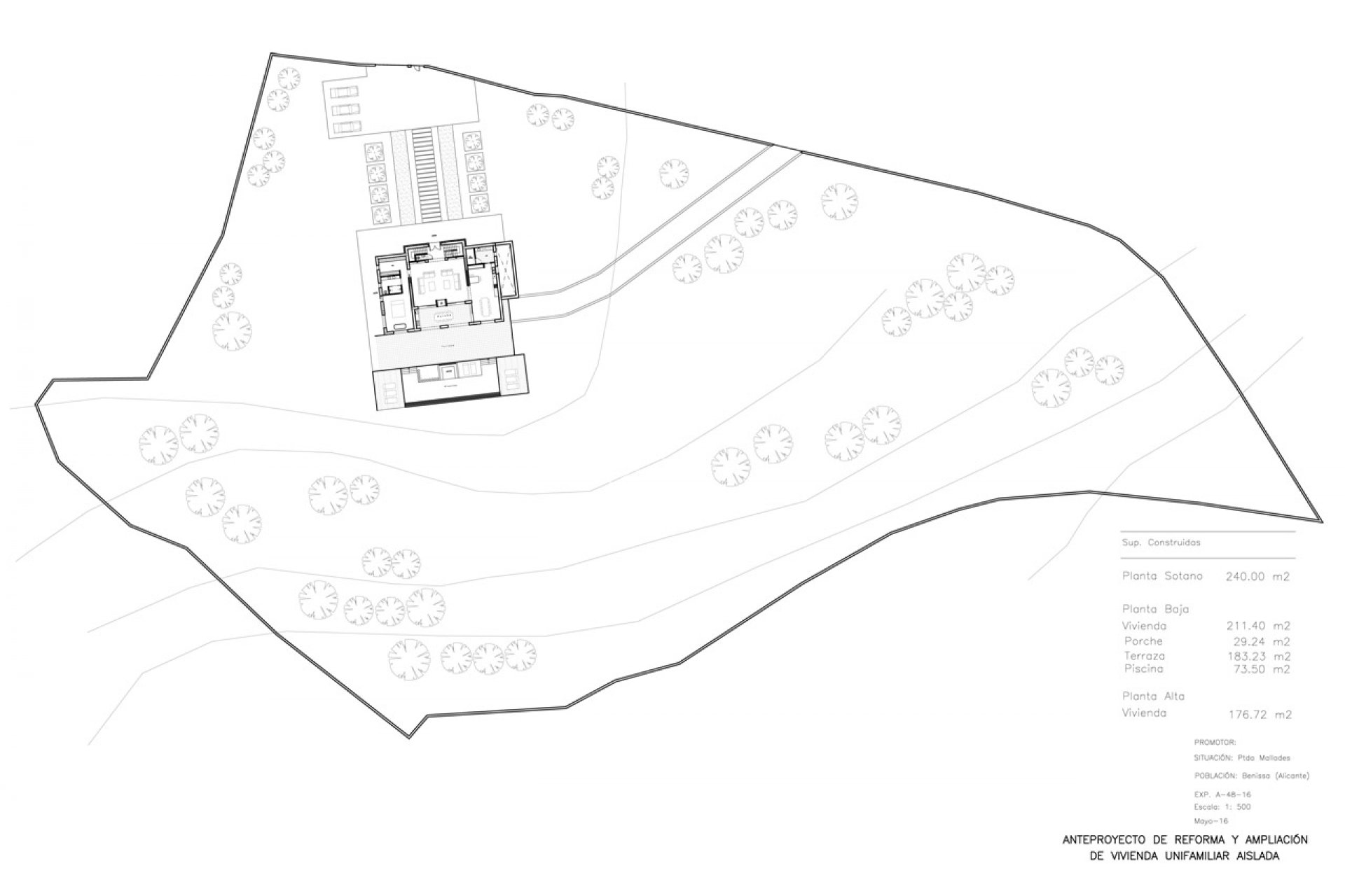 Obra nueva - Chalet - Benissa - Partida Benimarraig