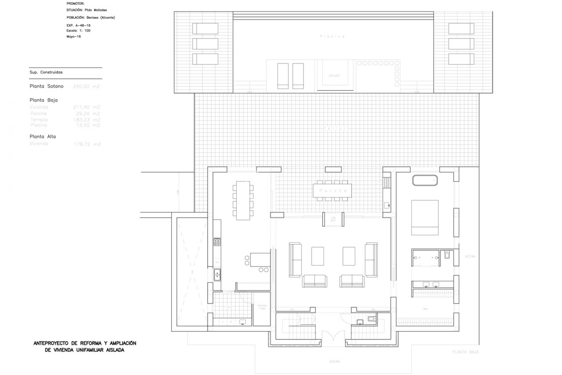 Obra nueva - Chalet - Benissa - Partida Benimarraig