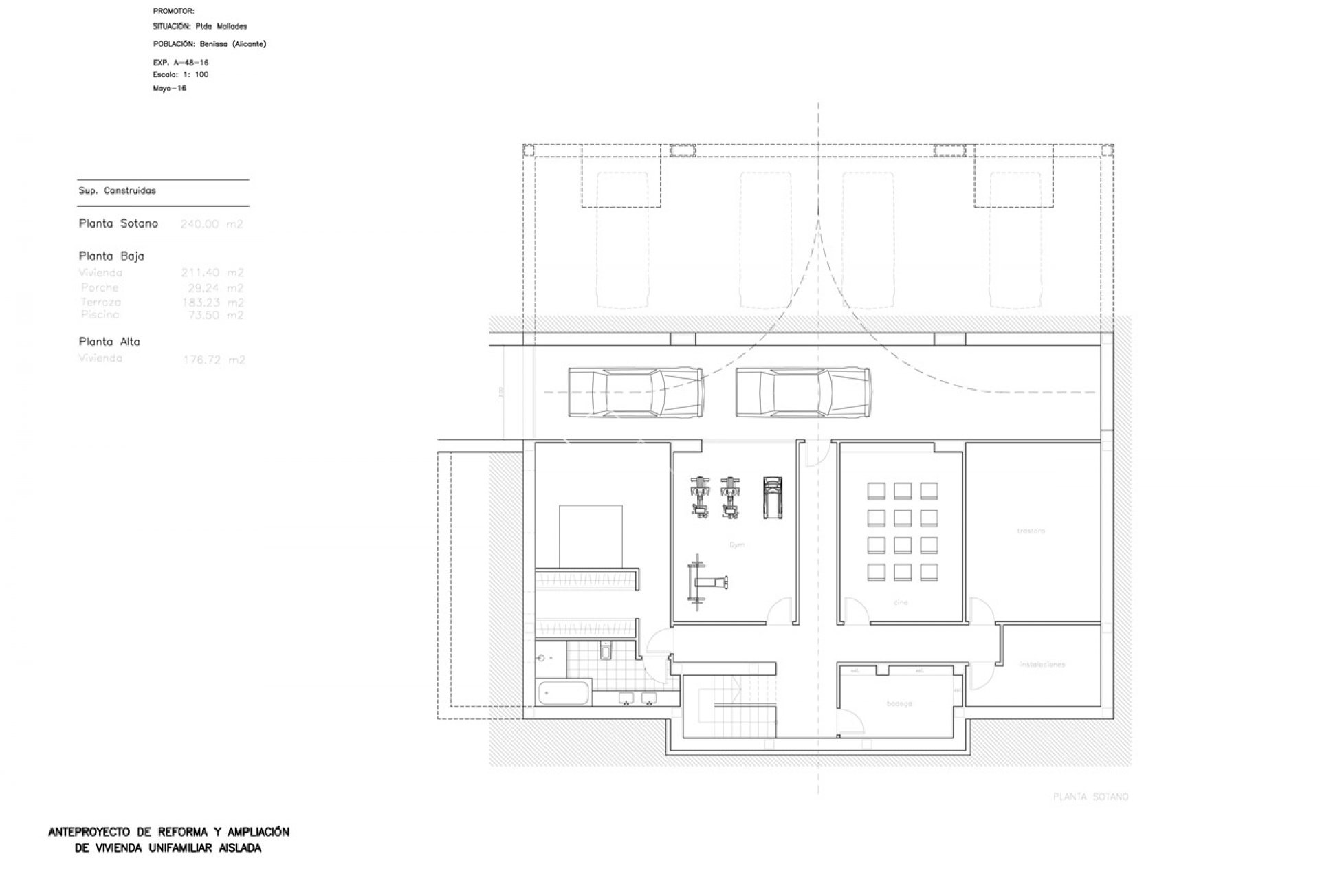 Obra nueva - Chalet - Benissa - Partida Benimarraig