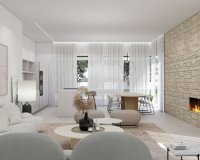 offener Wohnbereich - Neue Design Villa zu verkaufen in Moraira, Paichi