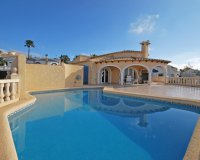 One level villa with amazing sea views in Benitachell