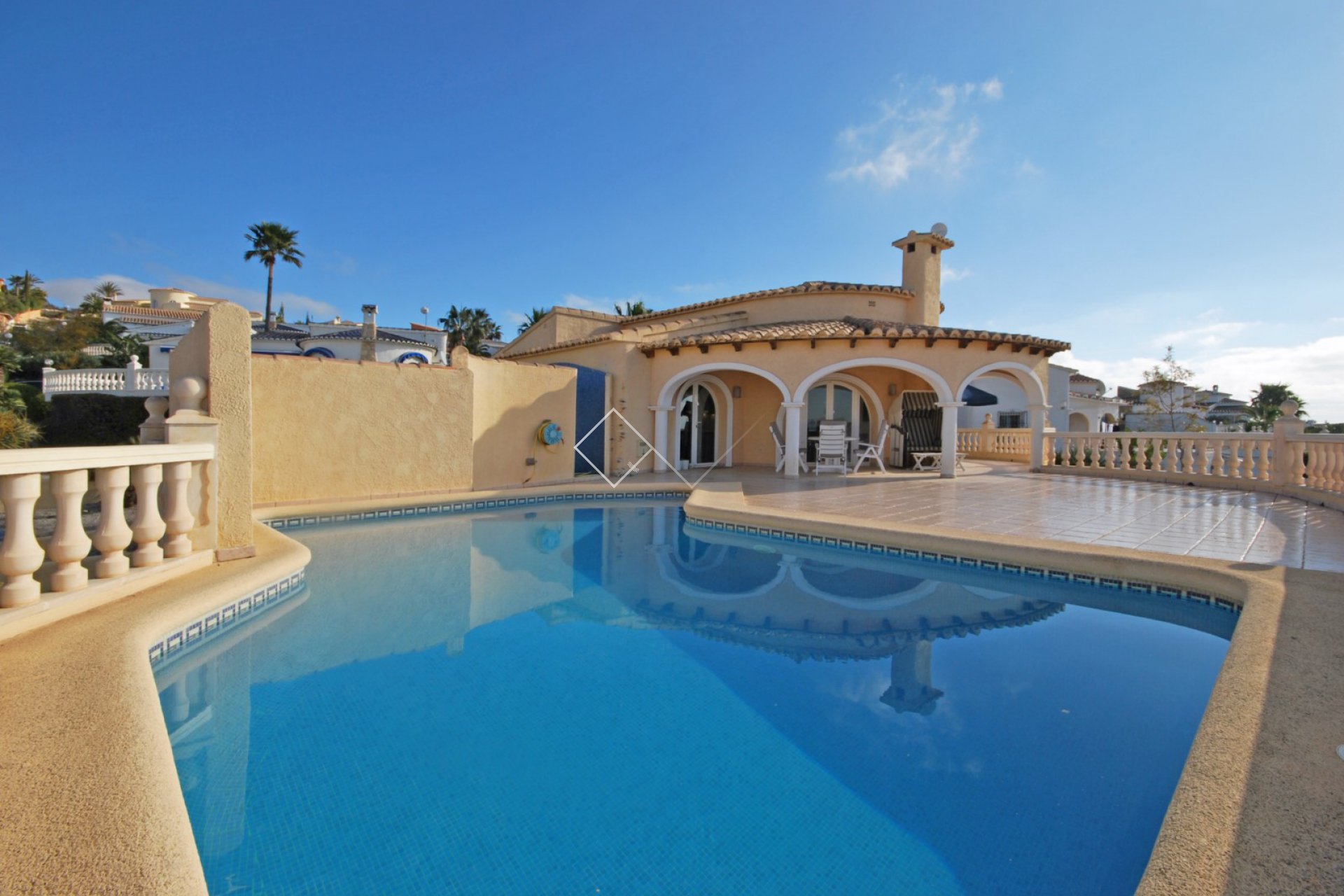 One level villa with amazing sea views in Benitachell