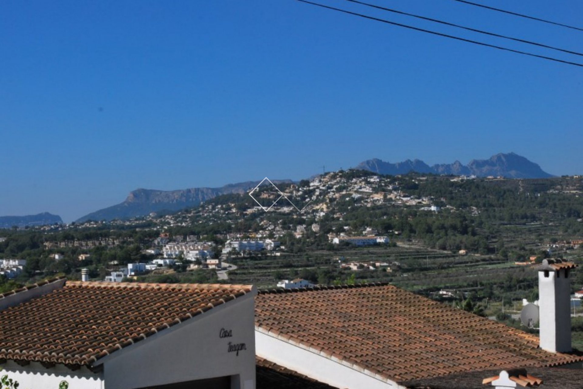 open uitzicht - Villa met 2 zwembaden te koop in Villotel, Moraira
