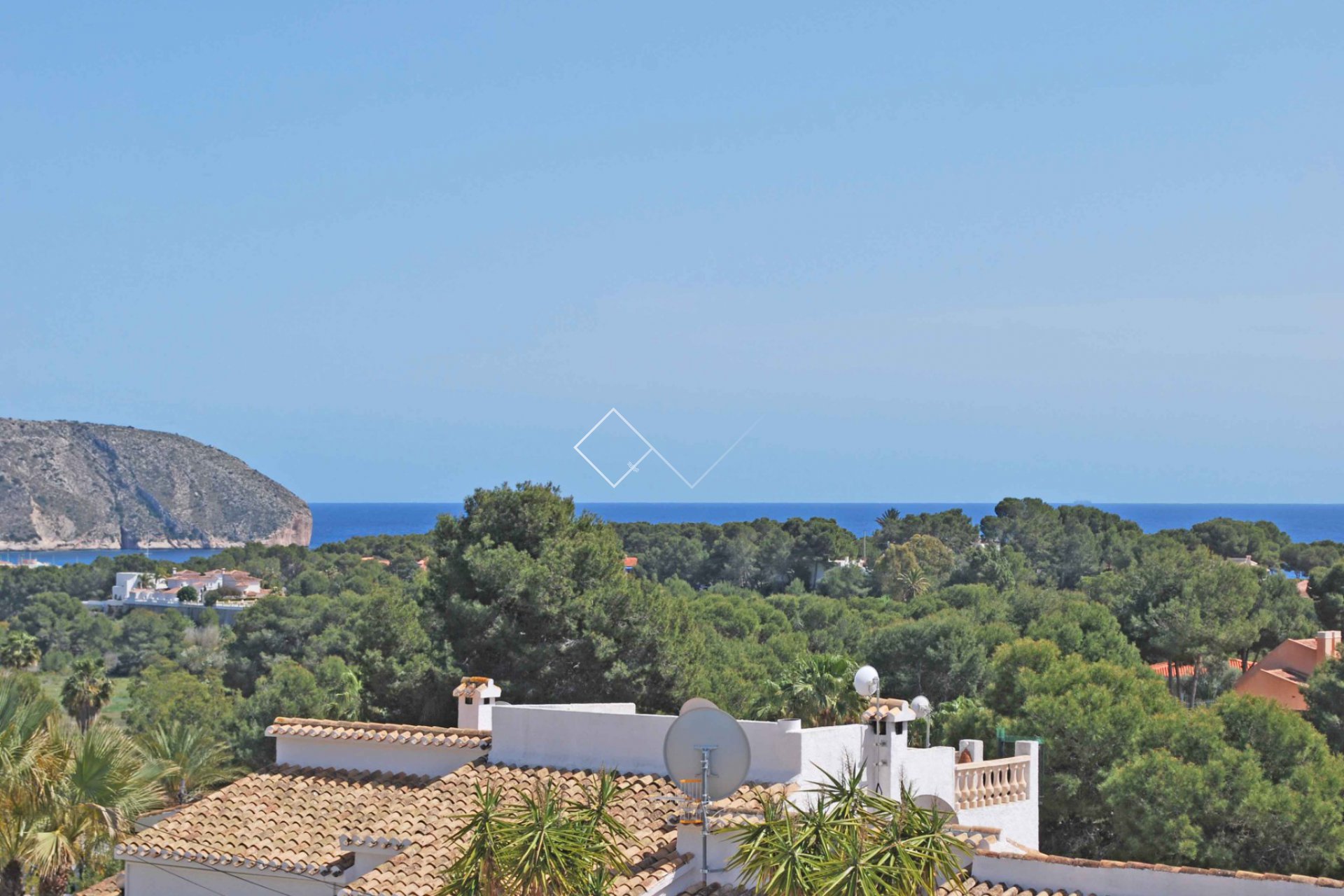panoramic sea views  - attached house in moraira