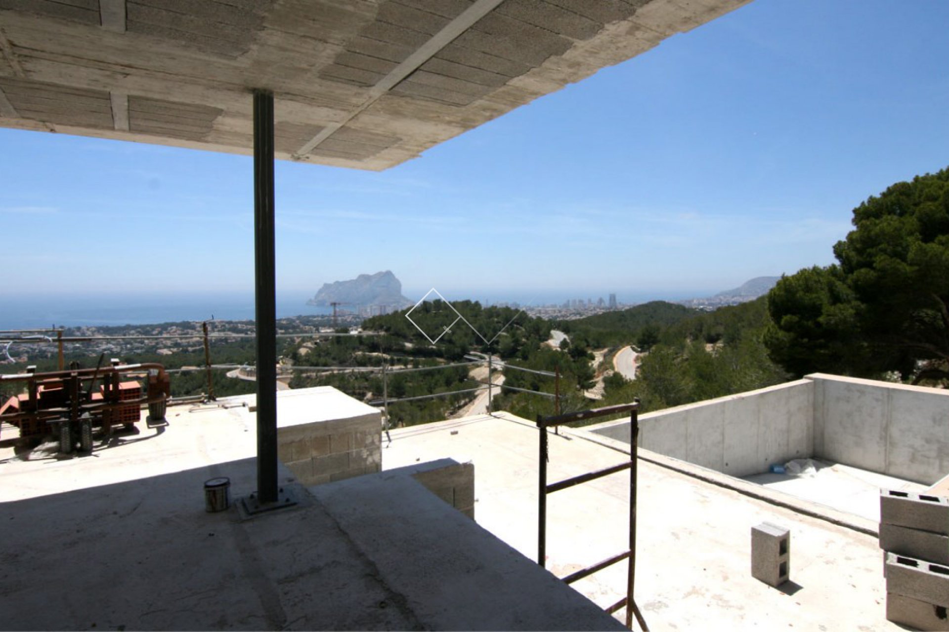 panoramische zeezicht - Kwaliteits nieuwbouw villa met zeezicht in Benissa