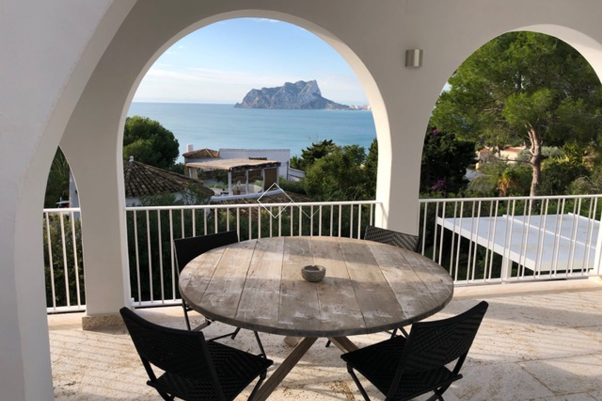 patio - Villa con vistas al mar en venta en Moraira, Cap Blanc