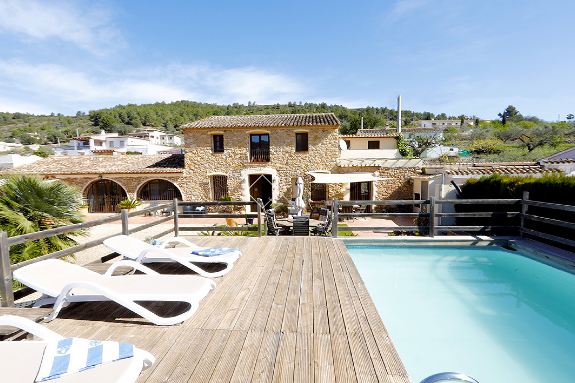 piscine - Authentique maison de campagne à vendre à Lliber