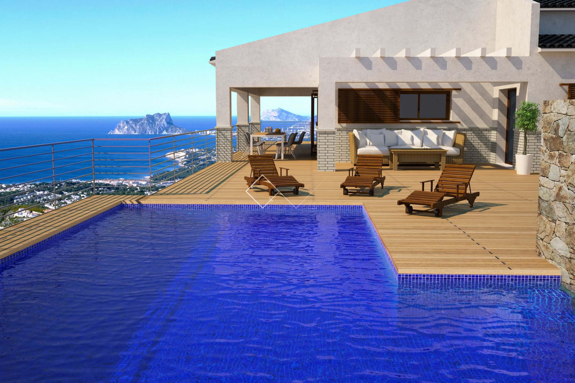 piscine et vue sur la mer - Villa majestueuse avec superbe vue sur la mer, Benitachell