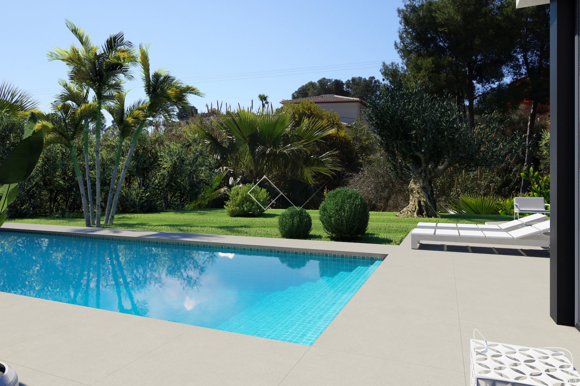 piscine - villa au design moderne à vendre à Moraira