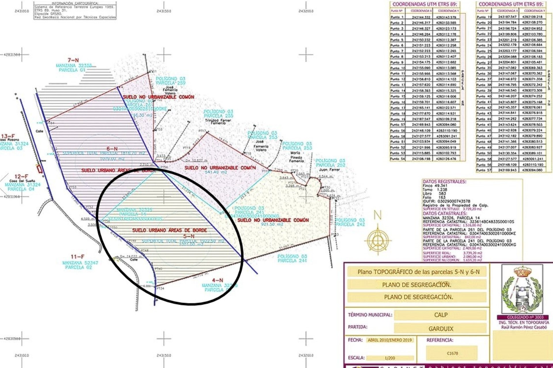  - Plots and Land - Calpe - calpe