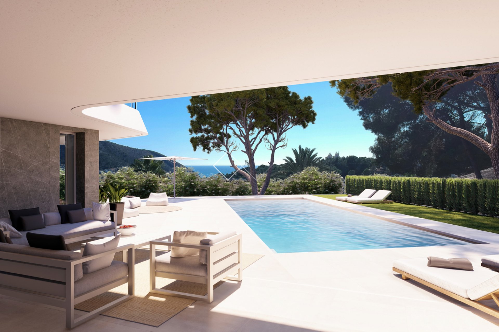 Pool - Luxury new villa in El Portet, Moraira