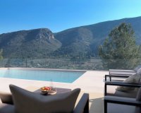 Pool mit Ausblick - Projekt für eine Villa in Pedreguer