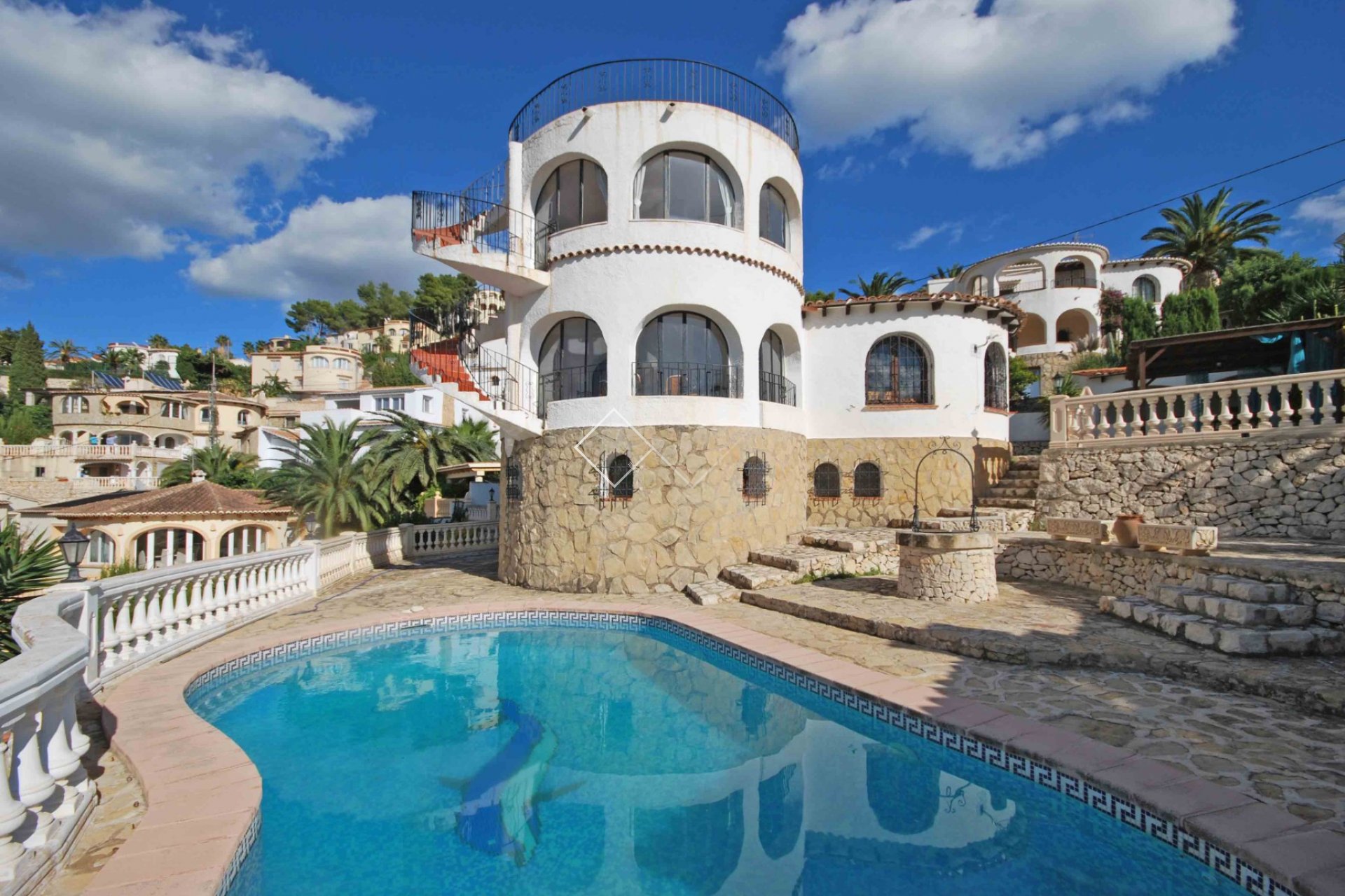 Pool - Typical Montemar villa for sale, Benissa Costa