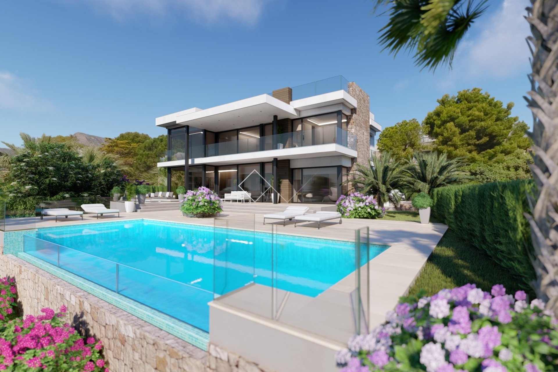 Prachtige design villa met prachtig uitzicht op zee in Calpe
