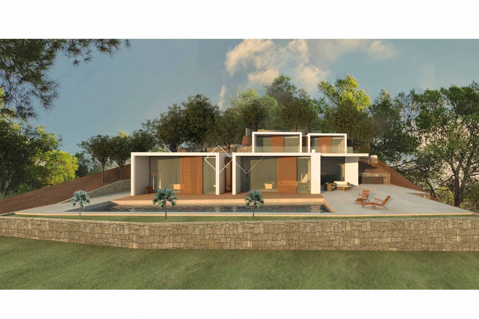 Project - First line golf villa for sale in Altea