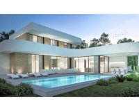 Project for modern design villa walking distance to Moraira