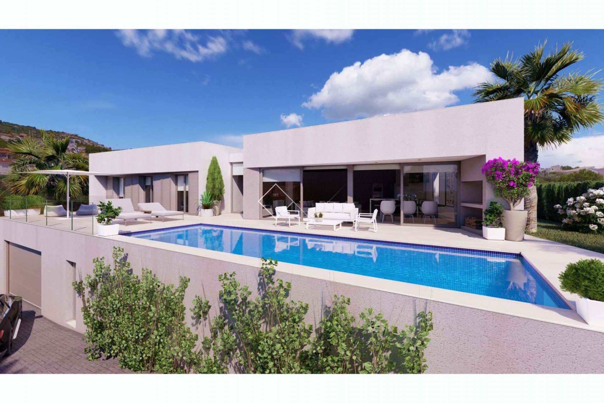 Project for new modern design villa in Gran Sol, Calpe