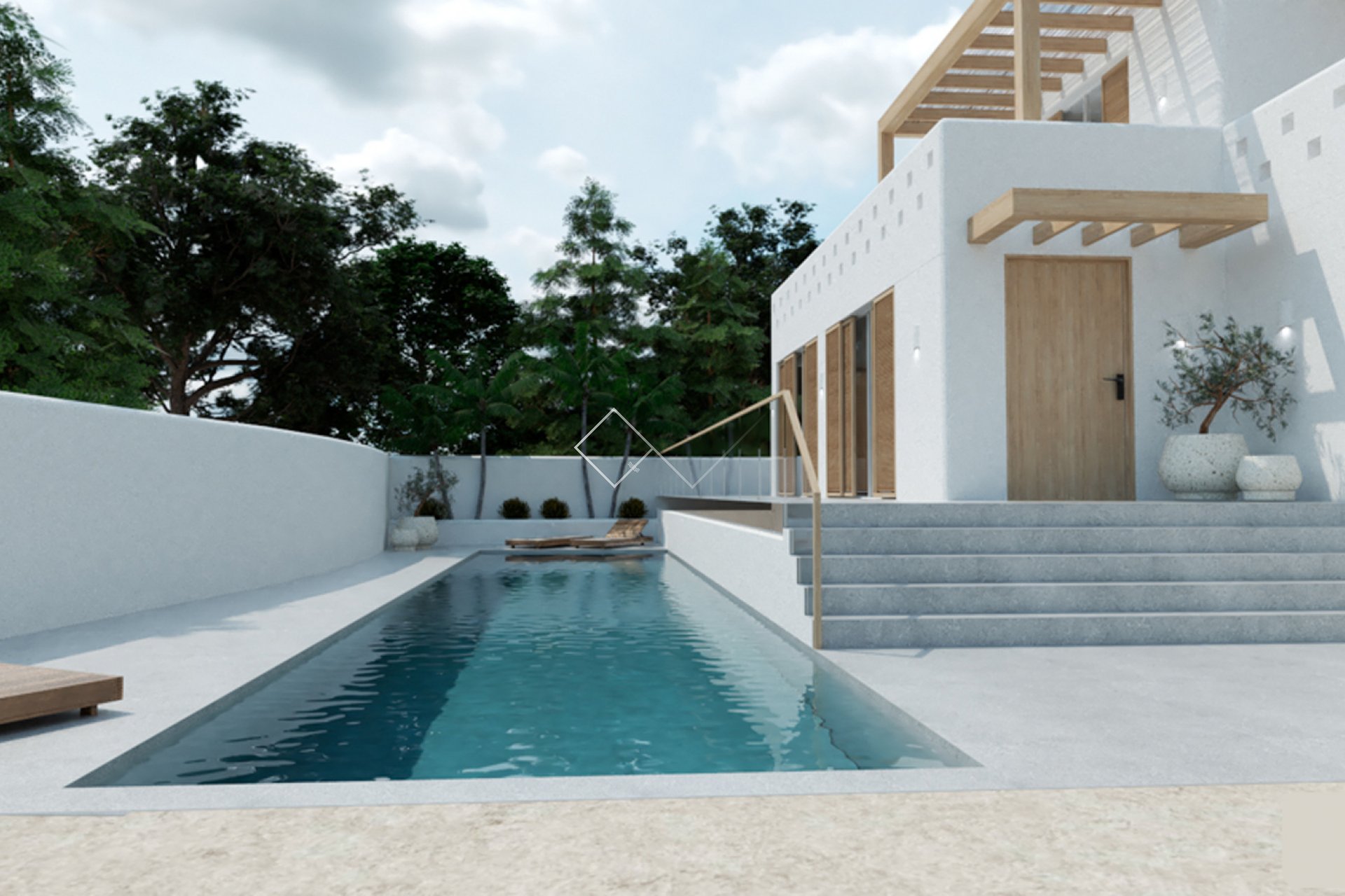 projet de rénovation - Villa de style Ibiza en vente à Moraira