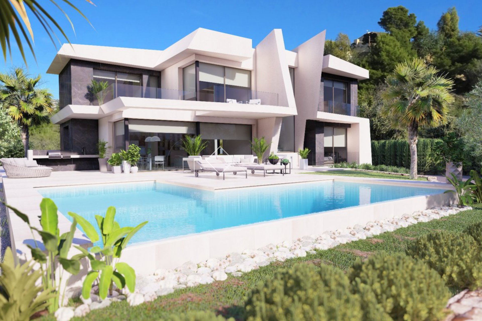 Projet - Villa design à vendre à Calpe avec vue sur la mer